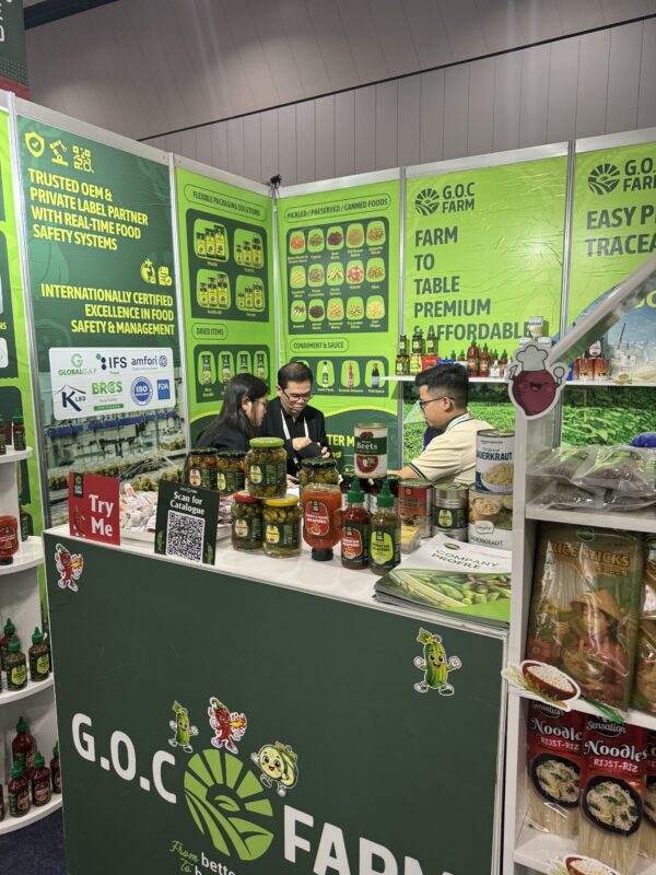 G.O.C FARM trao đổi với khách hàng tại Fine Food Australia
